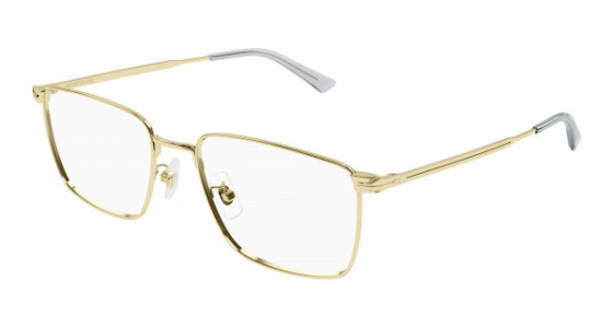 Montblanc MB0308O Eyeglasses, 004 - GOLD with TRANSPARENT lenses