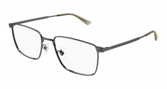 Montblanc MB0308O Eyeglasses, 005 - GUNMETAL with TRANSPARENT lenses