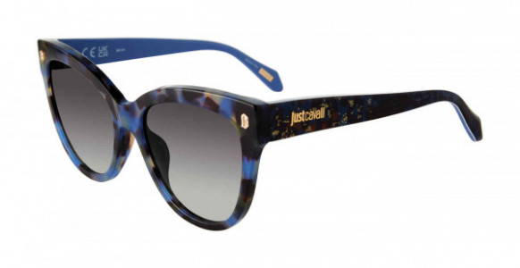 Just Cavalli SJC043 Sunglasses, BLUE YEL HAVANA (09UV)