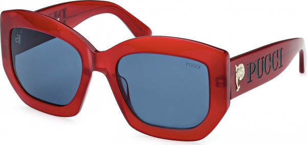 Emilio Pucci EP0211 Sunglasses, 66V - Shiny Light Red / Shiny Light Red