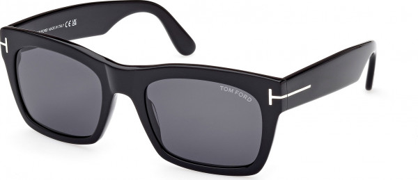 Tom Ford FT1062 NICO-02 Sunglasses, 01A - Shiny Black / Shiny Black