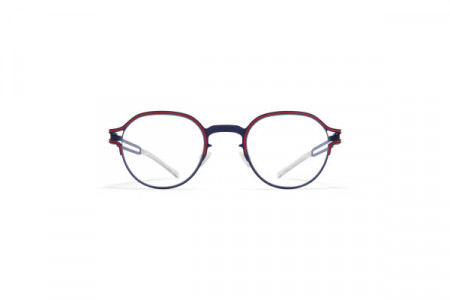 Mykita VAASA Eyeglasses, Navy/Rusty Red