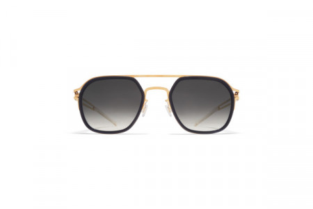 Mykita LEELAND Sunglasses, A76-Glossy Gold/Milky Indigo