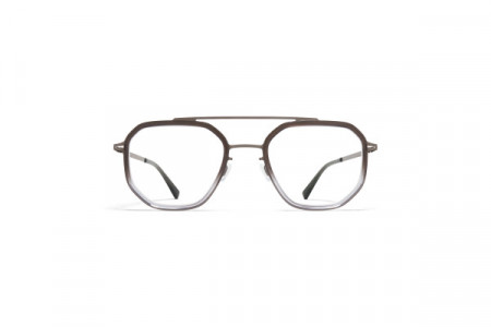 Mykita SATU Eyeglasses, A54 Shiny Graphite/Grey Gradie