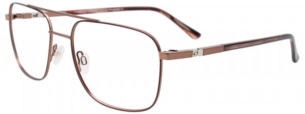 EasyClip EC623 Eyeglasses, 010 - Light Brown & Dark Brown