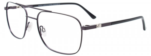 EasyClip EC623 Eyeglasses, 090 - Dark Steel & Black