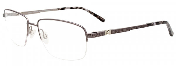 EasyClip EC567 Eyeglasses, 020 - Satin Steel