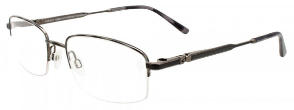EasyClip EC566 Eyeglasses, 020 - Tortoise Black & Grey