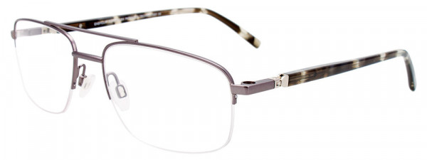 EasyClip EC565 Eyeglasses, 020 - Taupe Brushed Metal