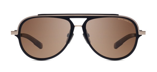 DITA LSA-406 Sunglasses, MATTE BLACK/WHITE GOLD