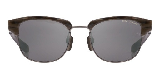 DITA LSA-411 Sunglasses, ANTIQUE SILVER - BEACH WOOD