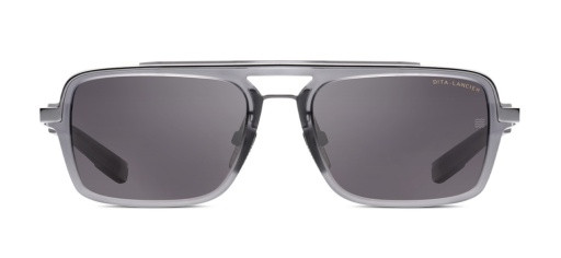 DITA LSA-404 Sunglasses, MATTE CRYSTAL GREY/BLACK PALLADIUM