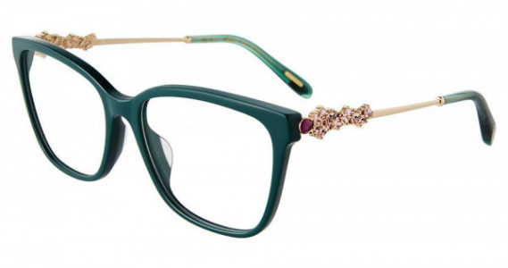 Chopard VCH361S Eyeglasses, FOREST GREEN (0AD1)