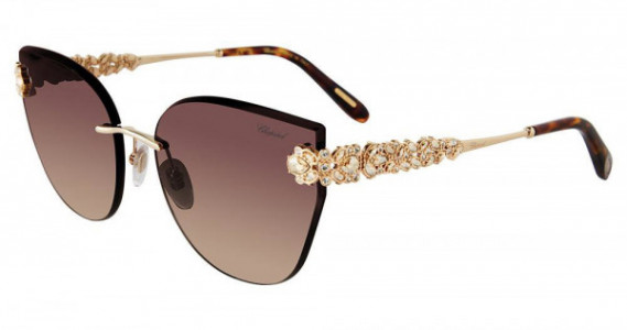 Chopard SCHL05S Sunglasses, HAVANA ROSE GOLD (300K)