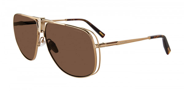 Chopard SCHG91V Sunglasses, GREY GOLD (8FFP)