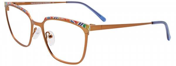 Takumi TK1277 Eyeglasses, 010 - Copper & Mix Patterned Browline