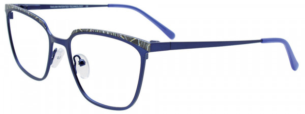 Takumi TK1277 Eyeglasses, 050 - Dark Purple & Mix Patterned Browline