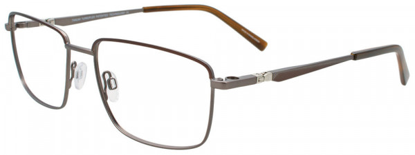Takumi TK1262 Eyeglasses, 010 - Steel & Light Brown