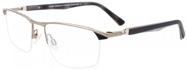 Takumi TK1239 Eyeglasses, 020 - Satin Grey & Black / Black & Grey