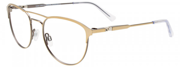 Takumi TK1236 Eyeglasses, 010 - Satin Gold & Steel