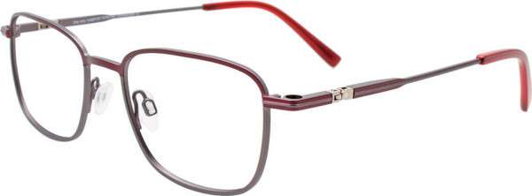 OAK NYC O3022 Eyeglasses, 030 - Dark Red / Steel