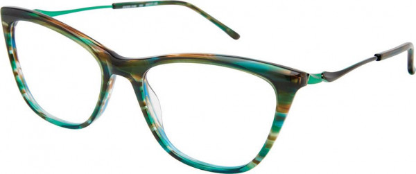 Exces EXCES 3186 Eyeglasses, 333 GREEN MARBLED