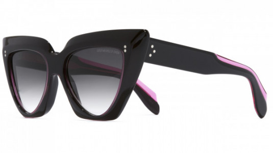 Cutler and Gross CGSN140755 Sunglasses, (001) PINK ON BLACK