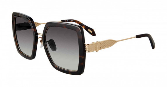 Just Cavalli SJC041 Sunglasses, GOLD W HAVANA (0798)