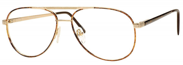 Looking Glass L8002 Eyeglasses, Gold-Brown Demi Amber