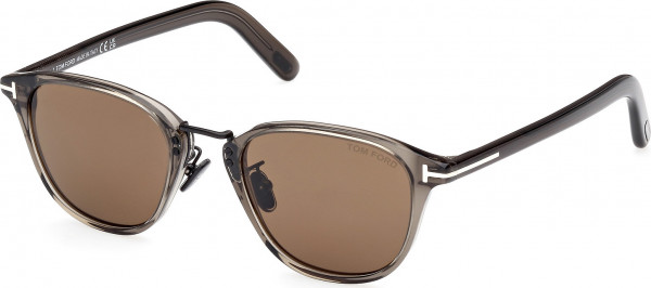 Tom Ford FT1049-D Sunglasses, 20J - Shiny Grey / Shiny Grey