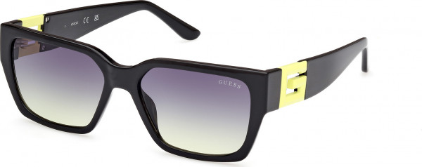 Guess GU7916 Sunglasses, 41B - Shiny Black / Shiny Black