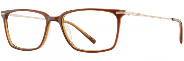 Michael Ryen Michael Ryen 420 Eyeglasses, 1 - Chestnut / Gold