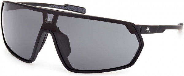 adidas SP0088 Sunglasses, 02A - Matte Black / Matte Black