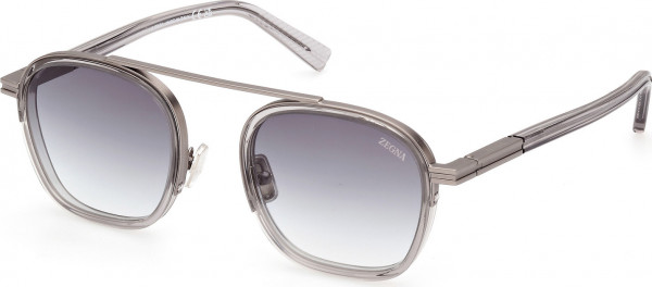 Ermenegildo Zegna EZ0231 Sunglasses, 20B - Shiny Grey / Shiny Grey