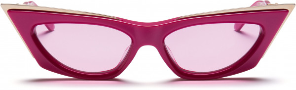 Valentino V - GOLDCUT - I Sunglasses, Pink - White Gold w/ VA Pink - AR