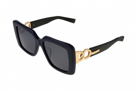 Balmain LA ROYALE Sunglasses, Black - Gold w/ G-15  - AR