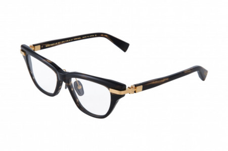 Balmain SENTINELLE - II Eyeglasses, Dark Brown Swirl - Gold  