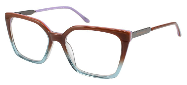 BCBGMAXAZRIA BRIELLE Eyeglasses, Chestnut Blue Fade