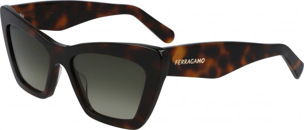 Ferragamo SF929SN Sunglasses, (219) BROWN TORTOISE
