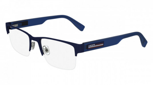 Lacoste L2299 Eyeglasses, (424) MATTE BLUE