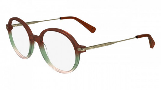Longchamp LO2736 Eyeglasses, (260) GRADIENT BROWN/GREEN/ROSE