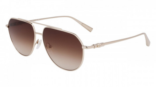 Longchamp LO174S Sunglasses, (727) GOLD/GRADIENT BROWN