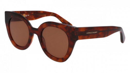 Longchamp LO750S Sunglasses, (237) TEXTURED BROWN