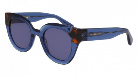 Longchamp LO750S Sunglasses, (430) BLUE/HAVANA