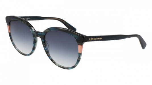 Longchamp LO752S Sunglasses, (406) TEXTURED BLUE