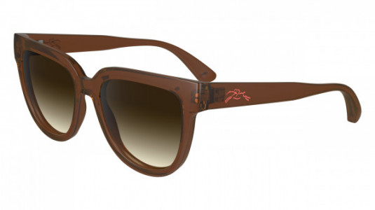 Longchamp LO755S Sunglasses, (830) TRASPARENT RUST