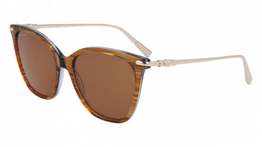 Longchamp LO757S Sunglasses, (211) STRIPED BROWN