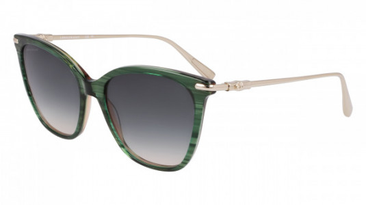 Longchamp LO757S Sunglasses, (308) STRIPED GREEN