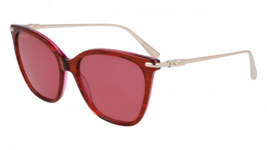 Longchamp LO757S Sunglasses, (607) STRIPED RED