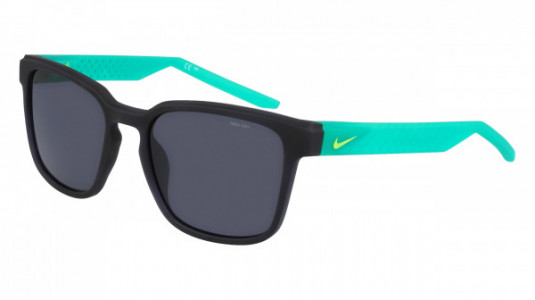 Nike NIKE LIVEFREE ICONIC EV24012 Sunglasses, (011) MATTE BLACK / GREEN MIRROR